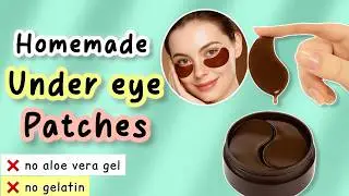 Homemade Eye Patches That Actually Work (With Coffee) ✨😳