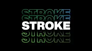 Gradient Stroke Text Animation | After Effect Tutorial | No Plugin