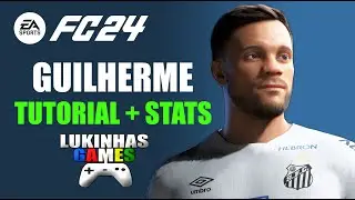 EA FC 24 | Guilherme | Santos | stats | pro clubs | tutorial | look alike | how to create