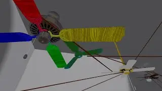 CEILING FANS ON ROPES | Ventiladores de Teto Amarrados: Ser&aacute; que Funciona?