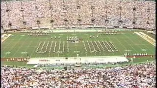 FSU Marching Chiefs (1992) - Charlie Carter Tribute Halftime Show, Part 1