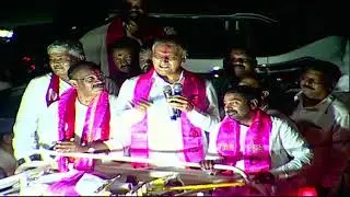 Minister Sri. Harish Rao Participating in Rally & Road Show at Marriguda, Munugode