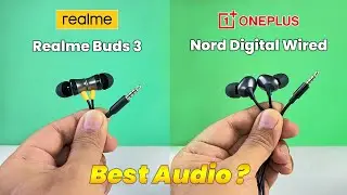 Realme Buds 3 Wired VS Oneplus Nord Digital Wired Earphones ⚡ Best 3.5mm Wired Earphones Under 500