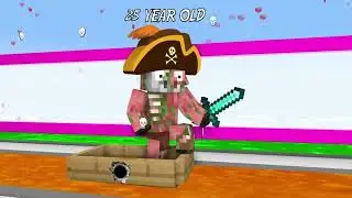 Monster School TEETH RUNNER CHALLENGE   Minecraft Animation   21of22