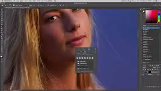 8. Preparing Beachfront Photo for Sky Replacement Skin Smoothing