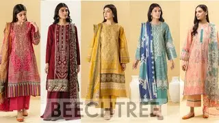 beechtree sale 2023, BEECHTREE mor bagh Embroided & printed 3pc lawn Collection