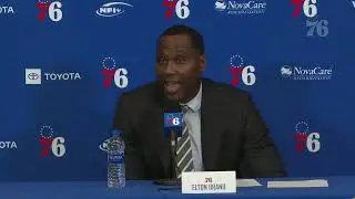 76ers Draft Live - Elton Brand Press Conference