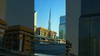 Burj Khalifa View 🇦🇪 Dubai Drive Shorts
