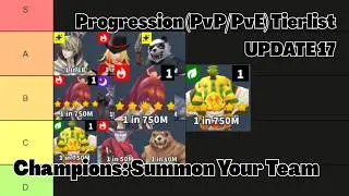 Рейтинг персонажей (PvP/PvE) (ОБНОВЛЕНИЕ 17) Чемпионы: Призовите свою команду Roblox