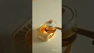 &ldquo;Vortex Classic&rdquo; - Heat-Resistant Glass Handled Teapot with Rotating Strainer