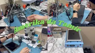Amerika'da Elektronik Tamir İşim! iPhone ve iPad Tamiri Yaptik!