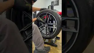 BMW M5 Rim & Caliper Ceramic Coating With @XPELinc Fusion Plus Ceramic! 😎 #ceramic