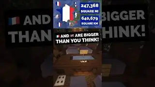 UK and France are BIGGER than You Think! 🇬🇧 🇫🇷 #shorts