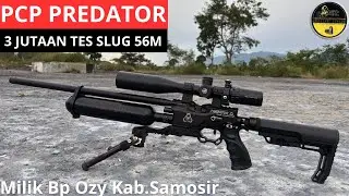 SENAPAN ANGIN PCP PREDATOR 500CC TES SLUG