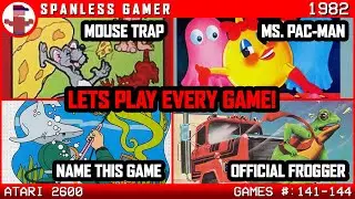 Name this Game and Win $10,000, Mouse Trap, Ms. Pac-Man, and The Official Frogger on the Atari 2600