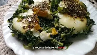 Preparei chic&oacute;ria com ovos para o almo&ccedil;o n&atilde;o sobrou nada.