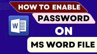 how to protect a word document with password