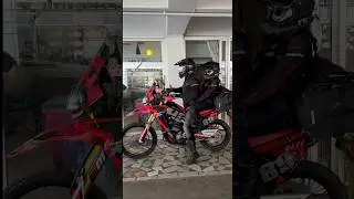 HOW TO RIDE 2UP ON CRF300 RALLY #hondamotorcycles