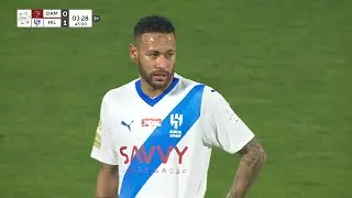 Neymar vs Damac (RSL Saudi Pro League Away 23-24) 14 dribbles by Neymar