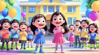 🎵 Chunni Munni Ride the School Van 🎵 | Fun School Song for Kids | Nursery Rhymes in English