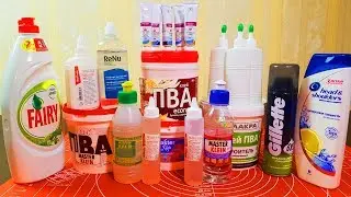 MIXING all my glue in JUMBO SLIME! CRAZY slime experiment, no borax! MUST WATCH / Ideal Show