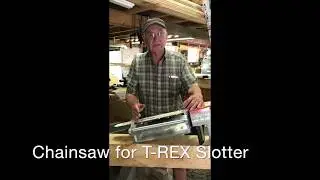 Chainsaw for T-REX Slotter | Timber Framing Tools | 203-534-8771