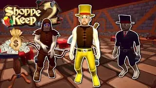 Building a DYSFUNCTIONAL MEDIEVAL SHOP! - Shoppe Keep 2 Multiplayer Gameplay - Shop Simulator Game