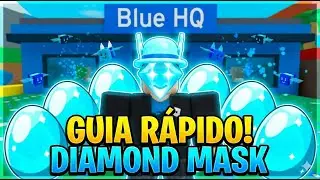 O Jeito Mais Rápido de Conseguir a DIAMOND MASK (Sem Gastar Robux!) No Bee swarm Simulator Roblox