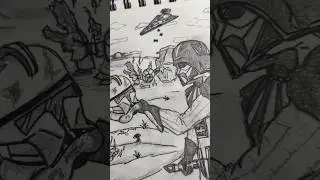 Darth Vader #memory reboot#pencildrawing #drawing #sketch