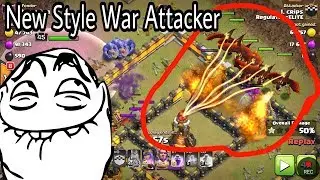 New style 😁4Healer 7 dragons 2 baby Impossible Skill Destroy th11 war base