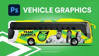 How to Design Vehicle Wrap Graphics in Photoshop - How to Use Adobe Photoshop (Part 16)