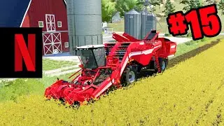 Farming Simulator 23 Da Netflix - Primeira Colheita De Batata 🥔  e Soja - Parte #15 #fs23netflix