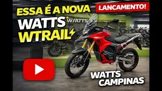 ssa é a Watts WTrail ⚡ A moto elétrica que virou o jogo
