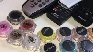 Loose neon/glitter/matte pigments