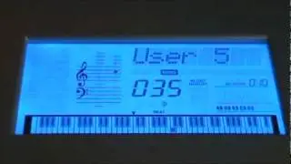 Yamaha YPG-235 -- Power Rangers: In Space morphing music