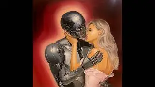 Ai love oil painting