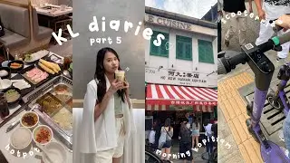 KL diaries part 5 🍭| food marathon 🌯｜ scooter ride🛴