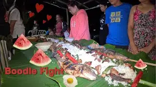 Boodle fight sa Villa Ventura. January 19, 2026