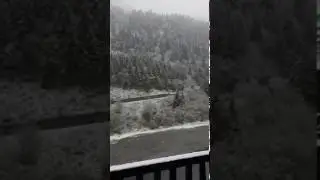 Premi&egrave;re neige &agrave; Espiaube