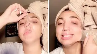 Girl's Hilarious Face Mask Fail