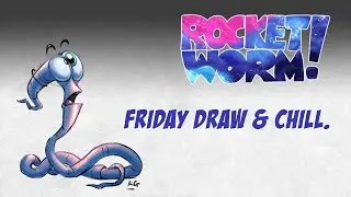 Friday Draw & Chill - Earthworm Jim