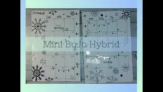 Plan with Me / December / Bullet Journal Hybrid