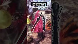 POWERFUL Late Event Gear 🐲 Stygian Zinogre | Monster Hunter World #MHW #Shorts