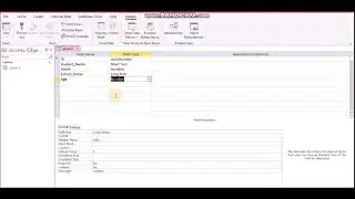 Creating simple database and applying filter_in Microsoft Access