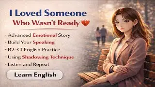 Shadowing English Story (B2–C1) | I Loved Someone Who Wasn’t Ready 💔 | Advanced Speaking Practice