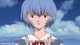 Congratulations Shinji Neon Genesis Evangelion GIF.