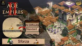 AoE2: DE - Mercenaries and Masters #1 - Sforza Campaign Gameplay (Standard Difficulty)