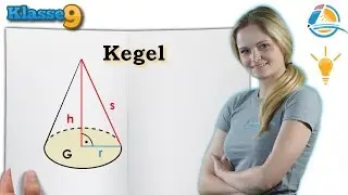 Kegel - Volumen und Oberfläche berechnen || Klasse 9 ★ Wissen