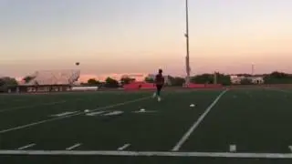 Davon (DJ) Graham WR putting in work with Travis Wilson