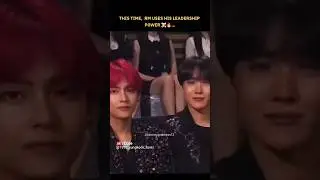 RM uses his leadership power...😎😏~|| pls like & sub. #btsshorts #shorts #btsedits #btsforever